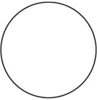 Circle White Shipping Labels