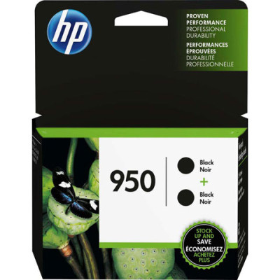 HP 950 Black Ink Cartridge 2-Pack InkJet Cartridge