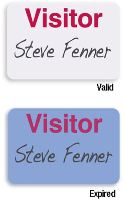 Brady Visitor Badges LITE Access Control Cards