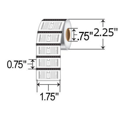 Zebra Polypro 4000D RFID Label