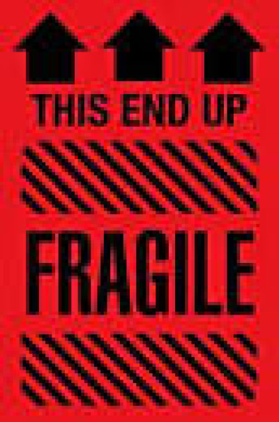 AirTrack® Fragile Shipping Labels