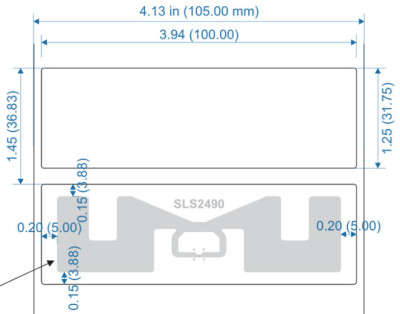 SLS RFID SLS2490 RFID Label