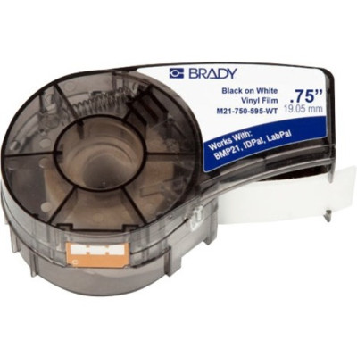 Brady M21-750-595-WT Barcode Label