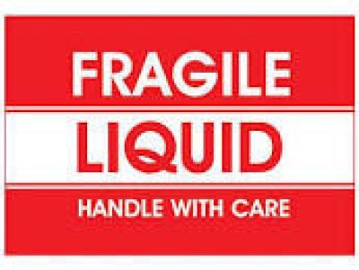 AirTrack® Fragile Shipping Labels