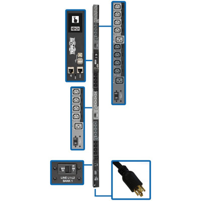 Tripp-Lite PDU3EVSR10L2130 Power Device