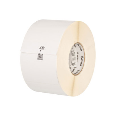 Zebra 8000T Low-Temp Gloss White Barcode Label