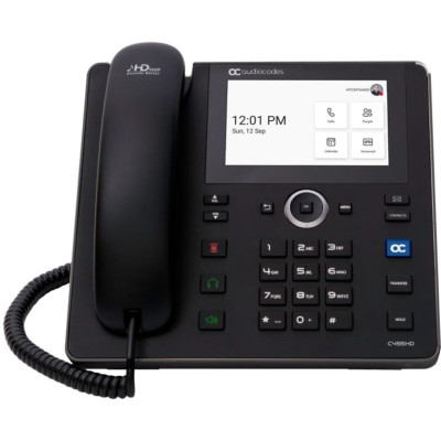 AudioCodes TEAMS-C455HDPS-DBW Desk Phone