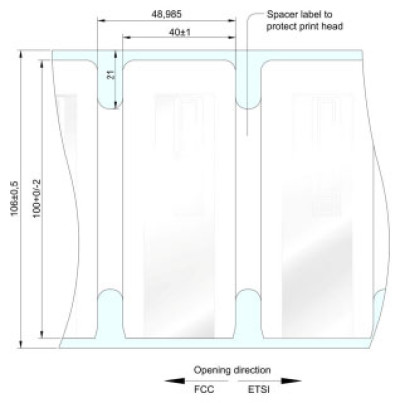 Zebra Silverline Classic II RFID RFID Label