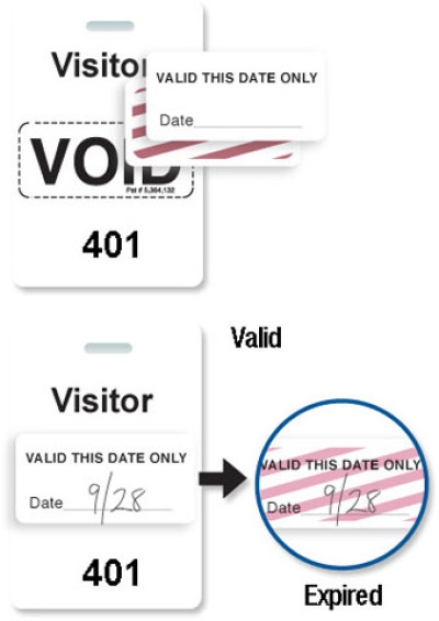 Brady Visitor Badges Access Control Cards