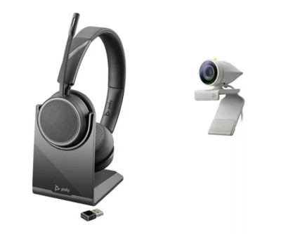 Poly Studio P5 Kit with Voyager 4220 Work From Home Bundle