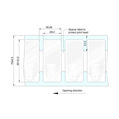 Zebra Silverline Blade II+ RFID RFID Label