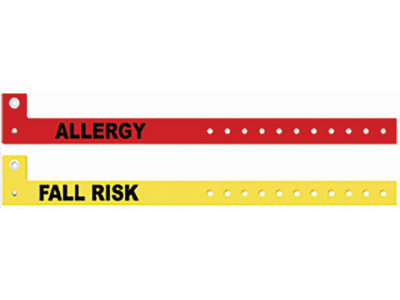 Zebra Slim Alerts Wristbands