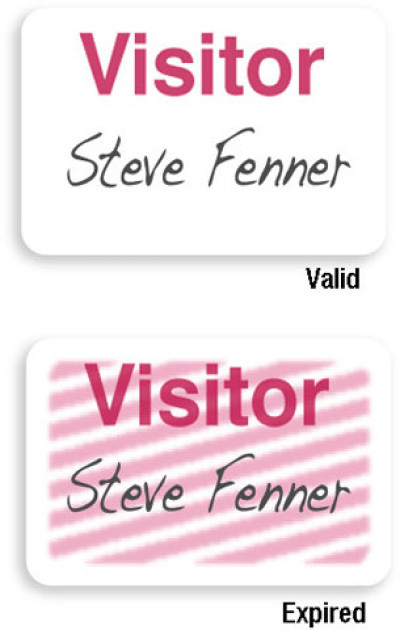 Brady Visitor Badges LITE Access Control Cards