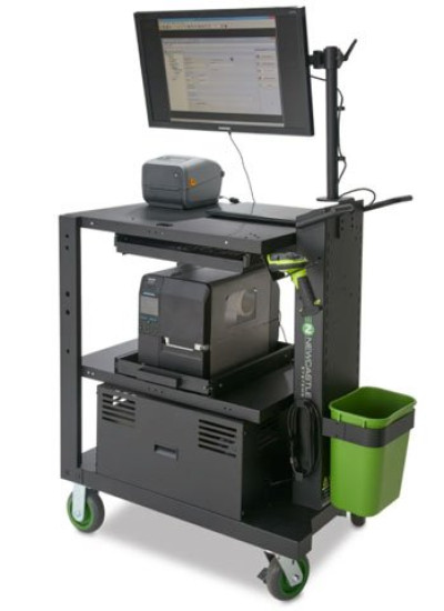 Newcastle Systems PC Series Mobile Powered Workstations Mobile Cart