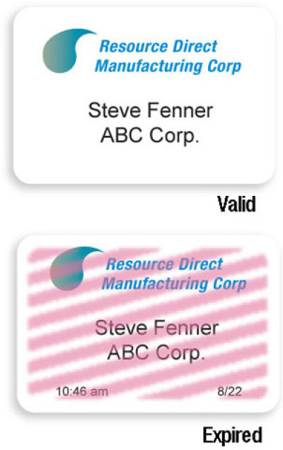 Brady Visitor Badges Access Control Cards