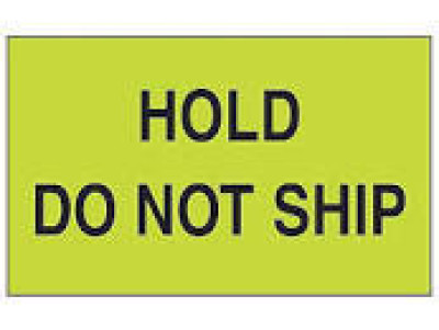 AirTrack® Do Not Barcode Label