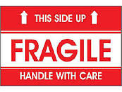 AirTrack® Fragile Shipping Labels