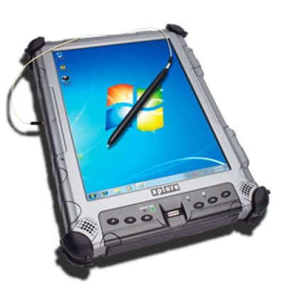 Xplore iX104C5 DMSR-M2 (Dual-Mode Sunlight-Readable for Military CAC Reader) Tablet
