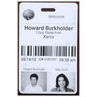 HID EasyLobby Barcode Label