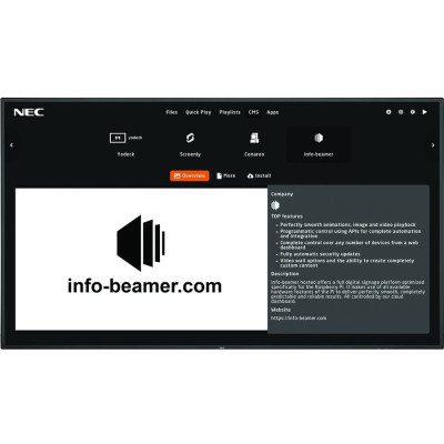 NEC Digital Signage Display