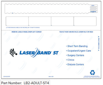 Zebra LaserBand 2 Wristbands