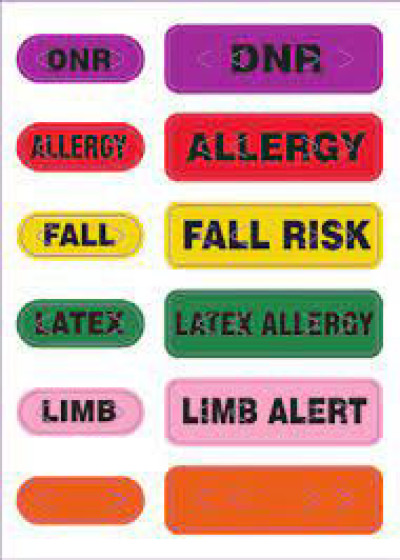 Zebra Tyvek Alerts Wristbands