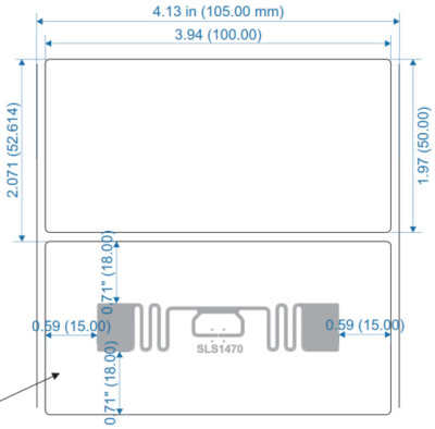 SLS RFID SLS7014 RFID Label