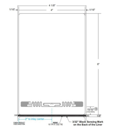 Zebra Z-Perform 2000D RFID Label
