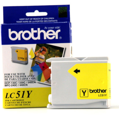 Brother LC51Y InkJet Cartridge