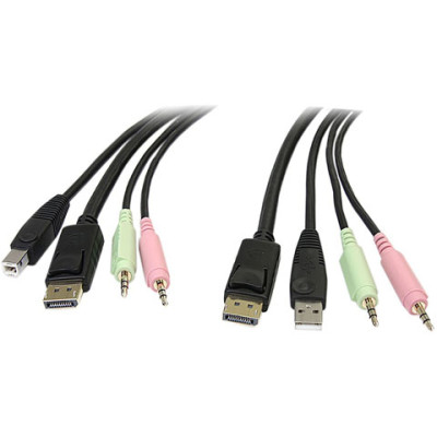 StarTech DP4N1USB6 Cables, Connectors, and Adapters