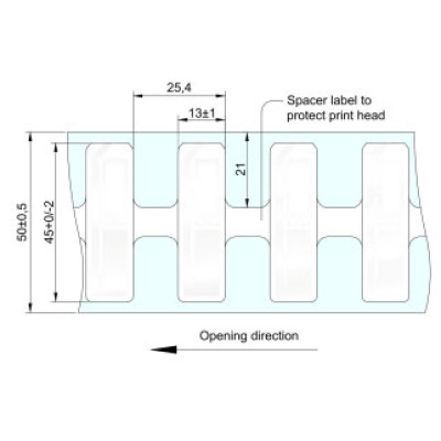 Zebra Silverline Micro II RFID RFID Label
