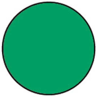 Circle Green Shipping Labels