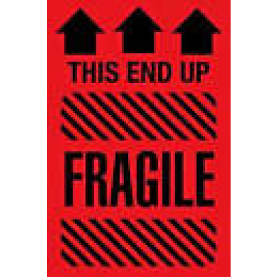 AirTrack® Fragile Shipping Labels