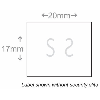 BCI Price Marking Label Labels