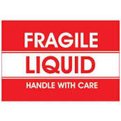 AirTrack® Fragile Shipping Labels