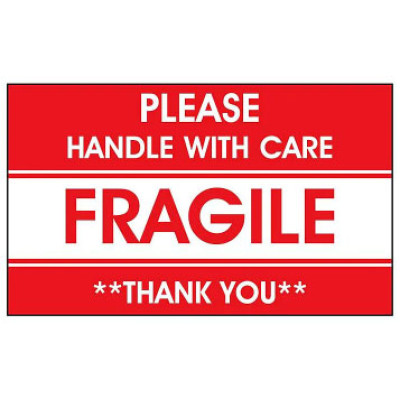 AirTrack® Fragile Shipping Labels