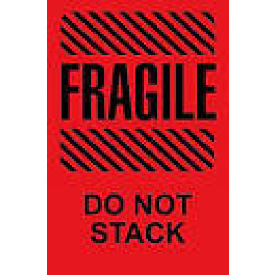 AirTrack® Fragile Shipping Labels