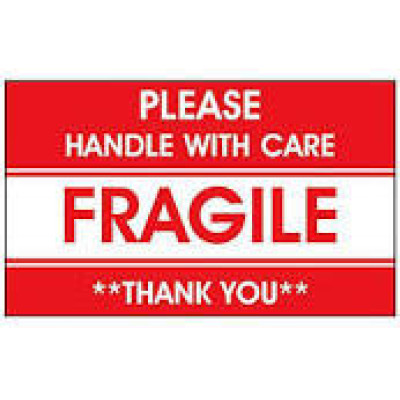 AirTrack® Fragile Shipping Labels