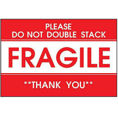 AirTrack® Fragile Shipping Labels