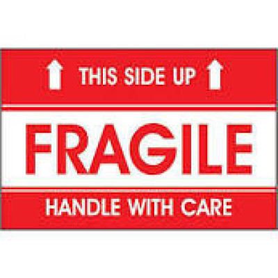 AirTrack® Fragile Shipping Labels