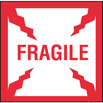 AirTrack® Fragile Shipping Labels