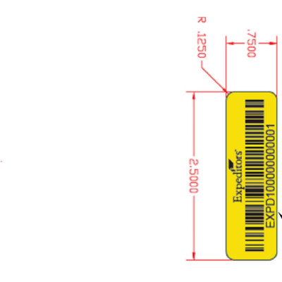 Honeywell H29439 Barcode Label