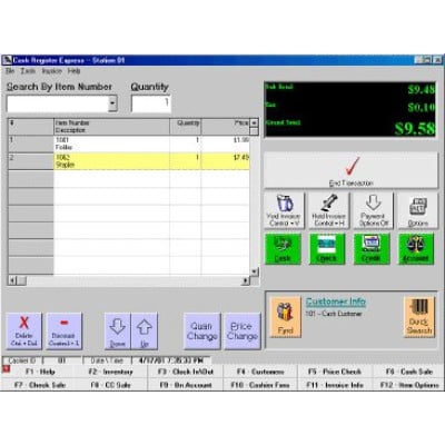 Cash Register Express Cash Register Express Software