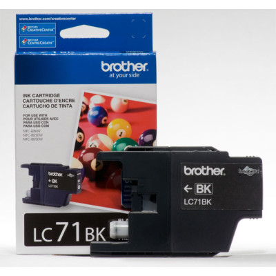 Brother LC71BK InkJet Cartridge