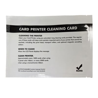 AirTrack® AT-CLEAN-CARDS ID Printer Cleaner