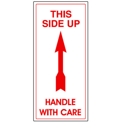 Packing This Side Up Shipping Labels