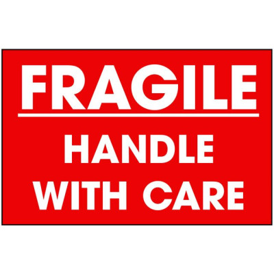 Packing Fragile Shipping Labels