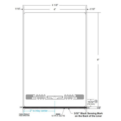 Zebra Z-Perform 2000D RFID Label