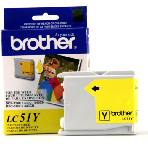 Brother LC51Y InkJet Cartridge