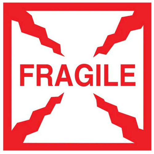 AirTrack® Fragile Shipping Labels